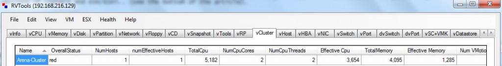 RVTools -VMware Arena-2