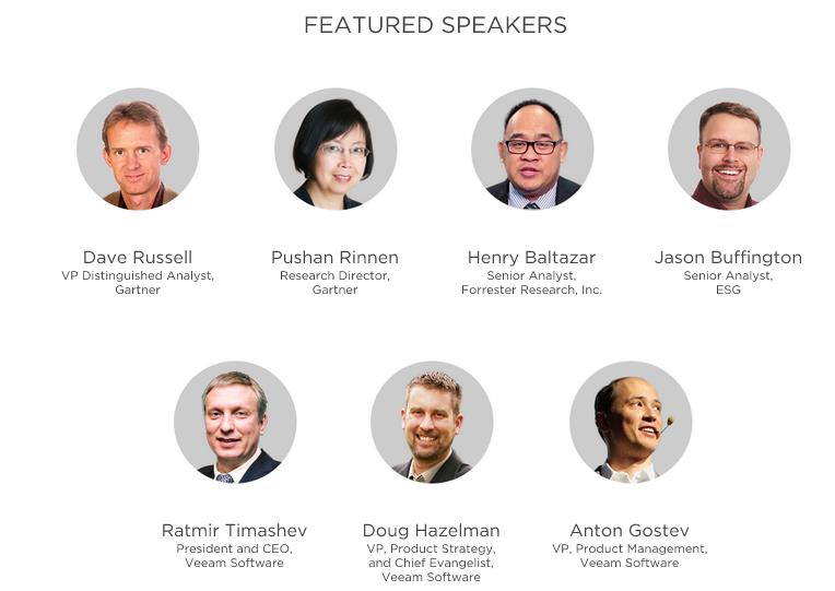 VeeamON-2014- Featured Speakers