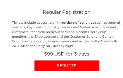 VeeamON-Regular Registration