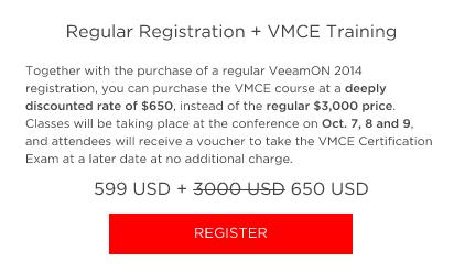 VeeamON-Regular Registrationand VMCE