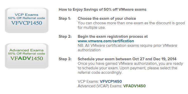 VCP Discount Offer