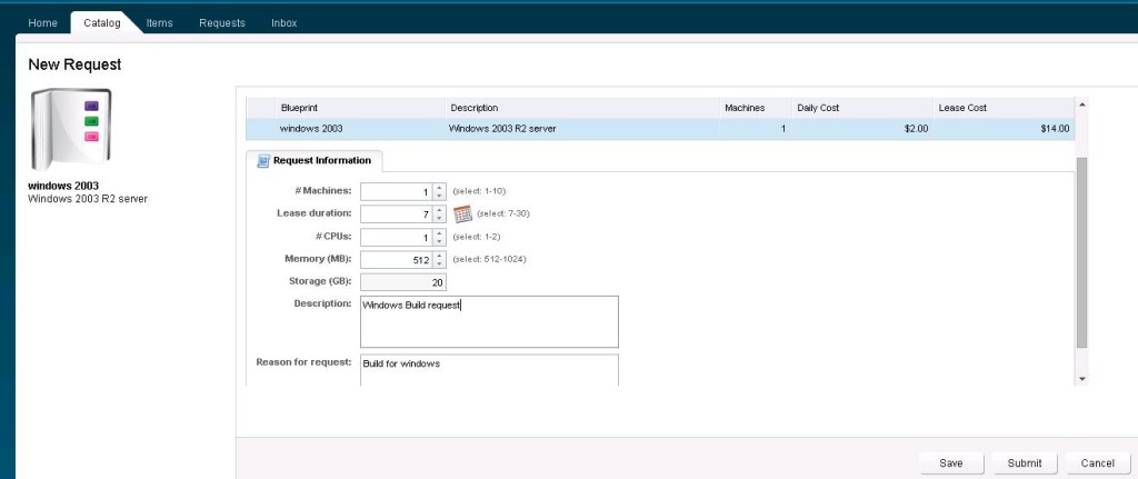 vCAC - Deploy VM using Service Catalog-3