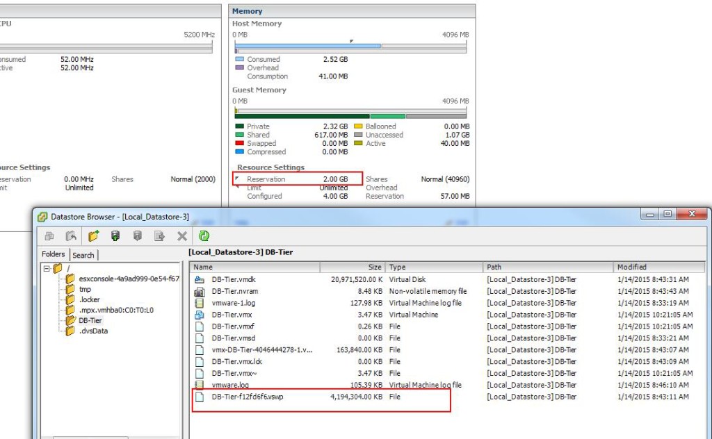 Impact of VM Memory reservation on Power on VM_3