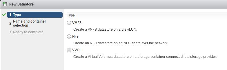 VMware Virtual Volumes