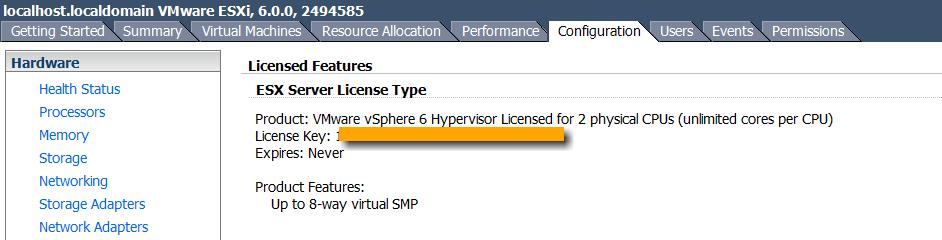 Vmware esxi 5.1 license