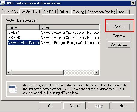 Create ODBC Connection for Horizon View Composer Installation _2