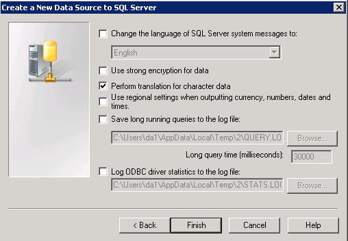 Create ODBCConnection for Horizon View Composer Installation _7