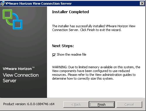 VMware Horizon 6- Connection Server 13
