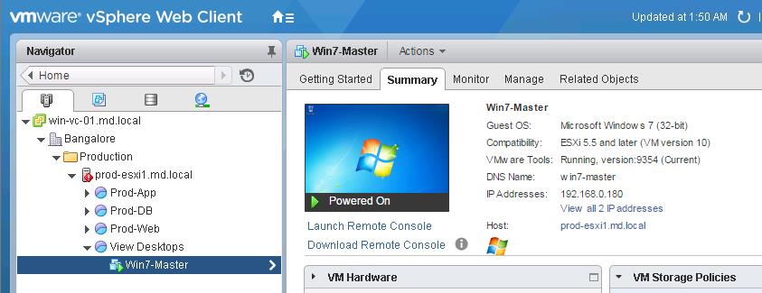 VMware View Agent download and install on Windows 7