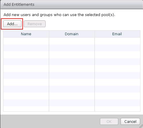 Adding VMware View Desktop pool Entitlement_2