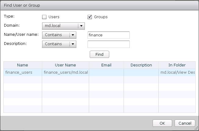 Adding VMware View Desktop pool Entitlement_3