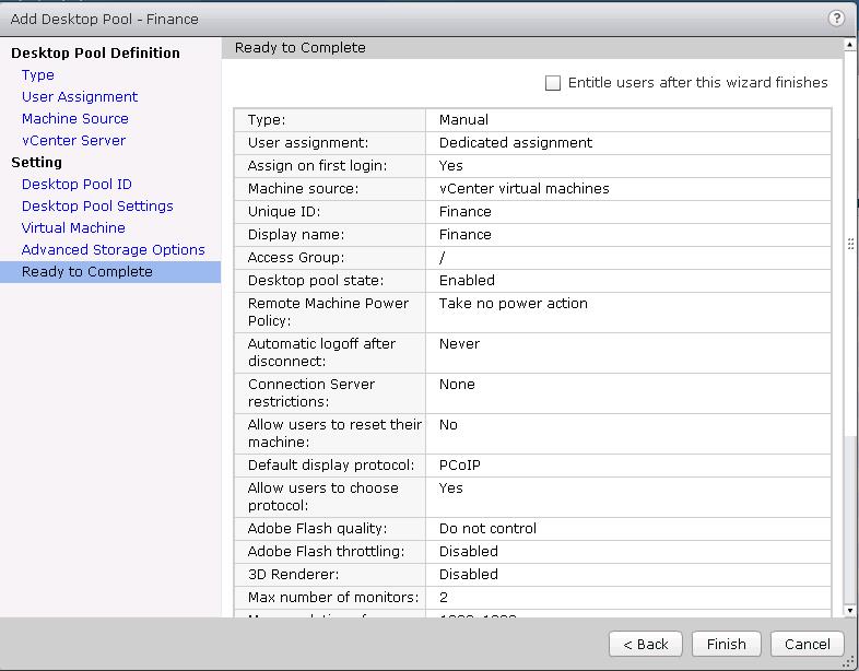 Creating View Manual Desktop Pool_10