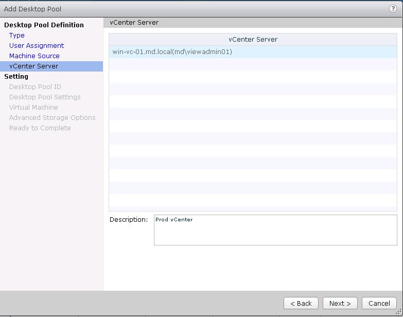 Creating View Manual Desktop Pool_5