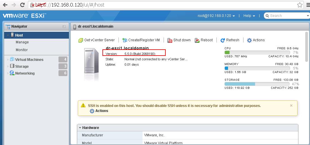 Download and Install VMware Host Client