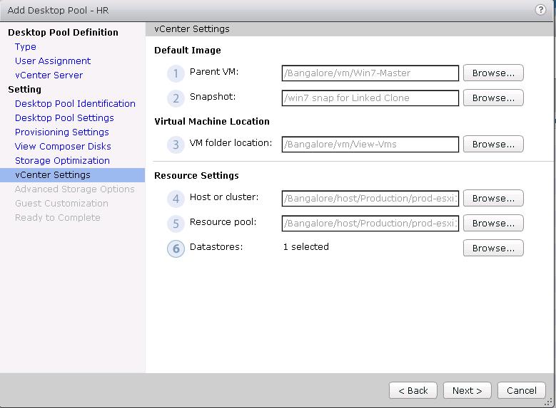 VMware View _Deploying Linked Clones _10