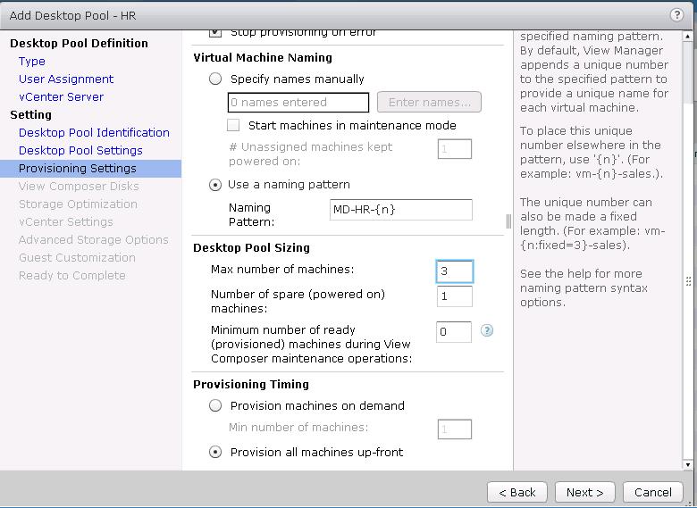 VMware View _Deploying Linked Clones _7