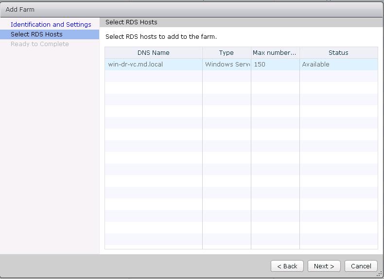 Creating Remote Desktop Session Host Farm