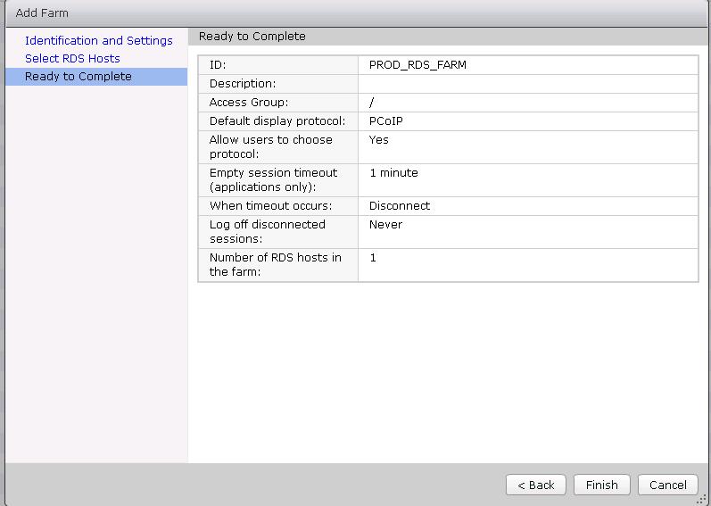 Creating Remote Desktop Session Host Farm