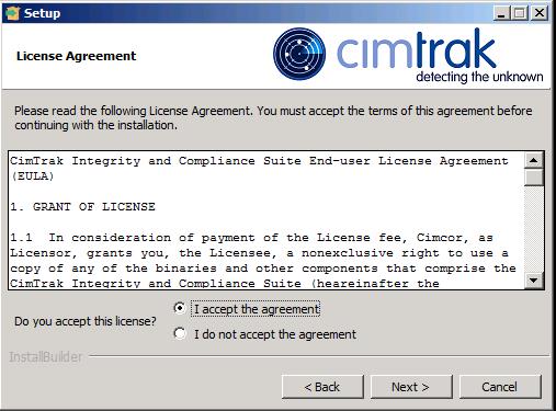 Installing Cimtrak Web management Console _3
