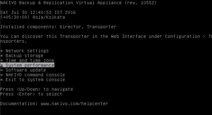 Configuring NAKIVO Backup & Replication V6-8