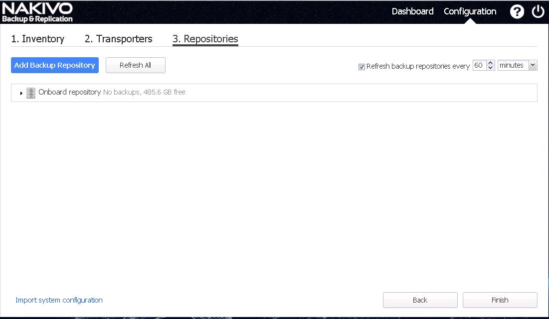 Configuring NAKIVO Backup & Replication backup repository