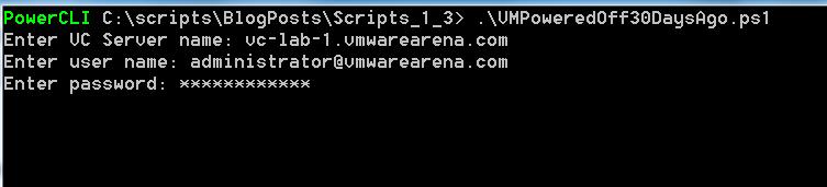 PowerCLI Script