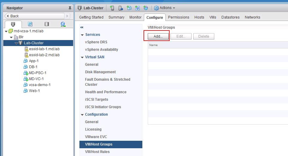 vSphere 6.5 HA Orchestrated Restart