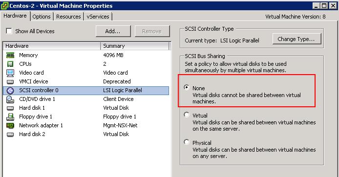 Multi-Writer VMDK