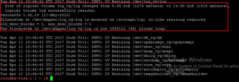 Increase Disk Space on VCSA 6.5_4