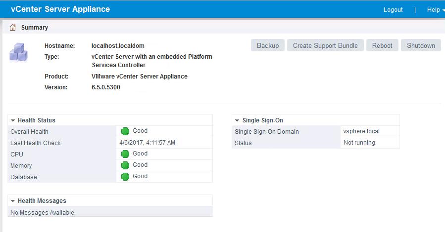 Upgrade vCenter Server appliance 6.5 to vCSA 6.5b _10