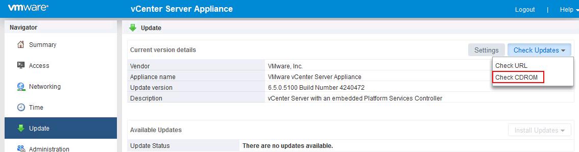 Upgrade vCenter Server appliance 6.5 to vCSA 6.5b _3