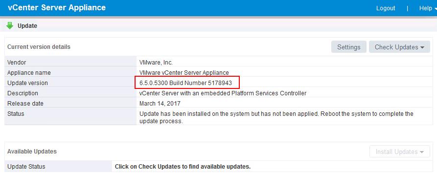 Upgrade vCenter Server appliance 6.5 to vCSA 6.5b _9