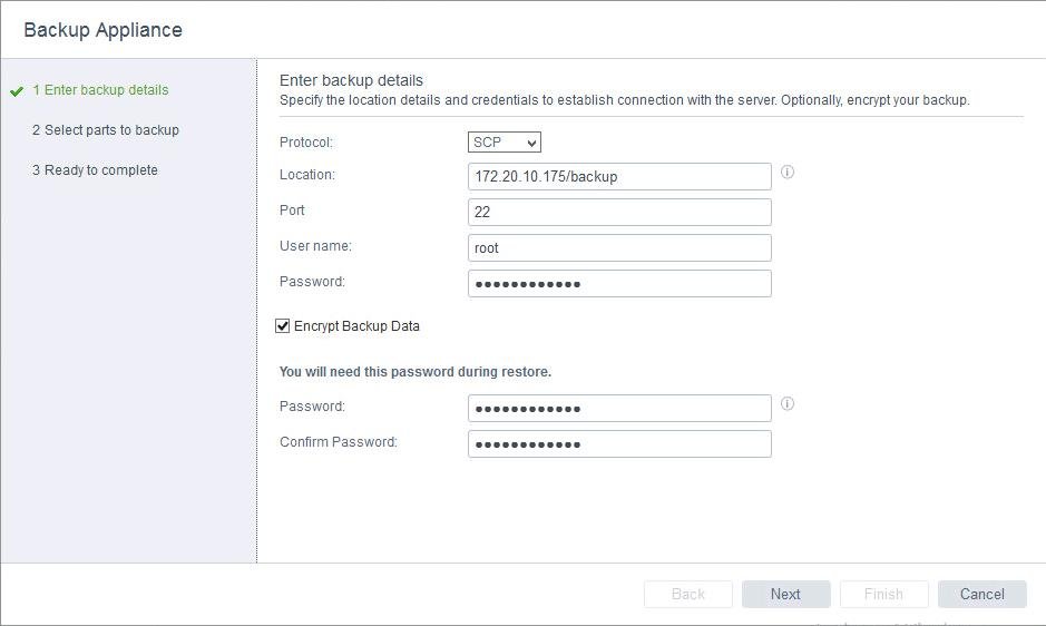 Backup And Restore VCSA 6.5_2