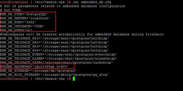 Manage vCSA Postgres Database using Pgadmin_3