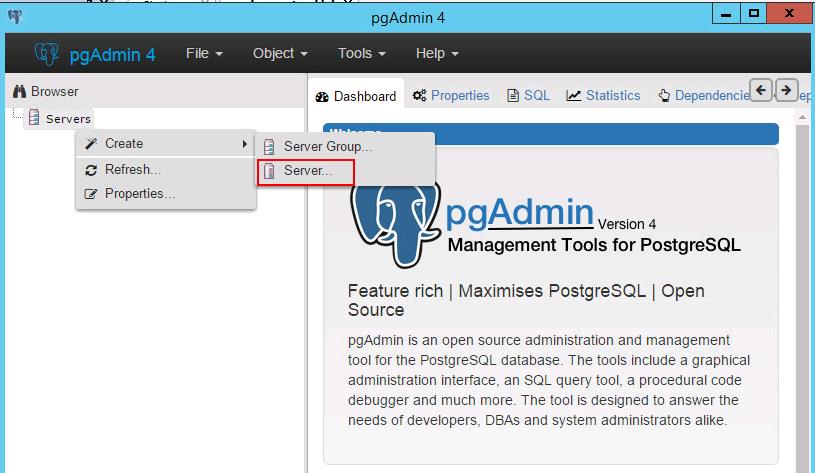 Manage vCSA Postgres Database using Pgadmin_4