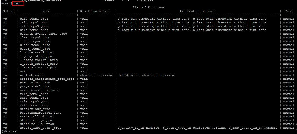 VCSA 6.5 Embedded VPostgres Database_6