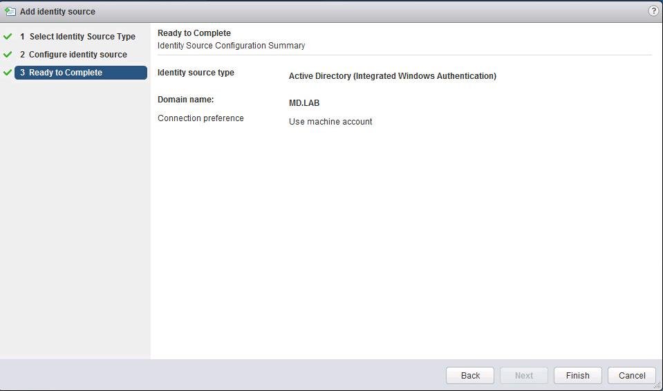 Add Active Directory Authentication to vCenter 6.5_4