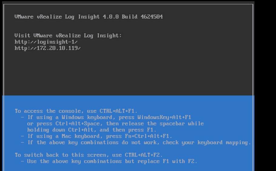 Configuring vRelaize Log Insight