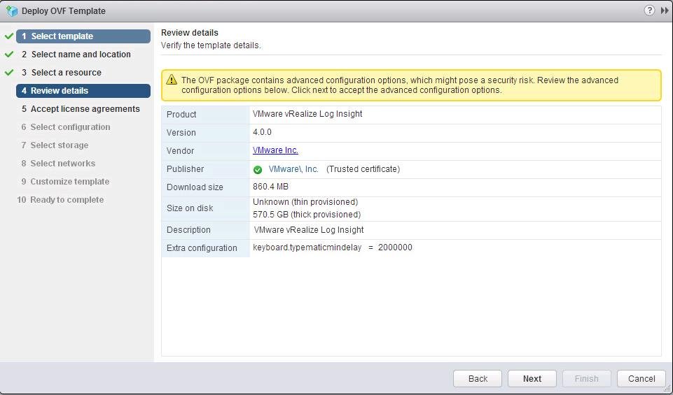 Deploying VMware vRealize Log Insight_5