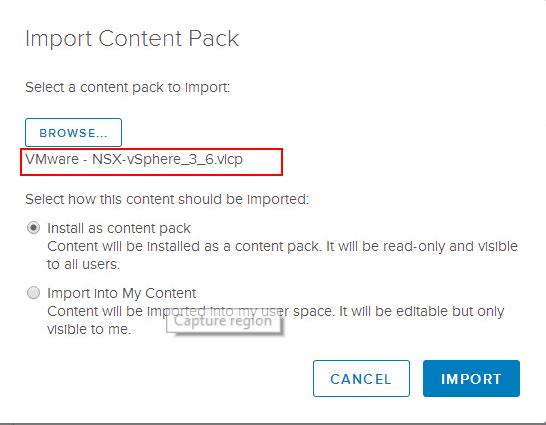 Install the vRealize Log Insight Content Pack for NSX for vSphere_4