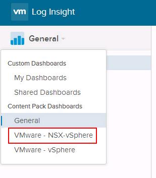 Install the vRealize Log Insight Content Pack for NSX for vSphere_6