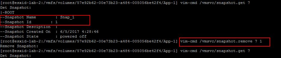 Manage VMware Snapshot from ESXCLI_3