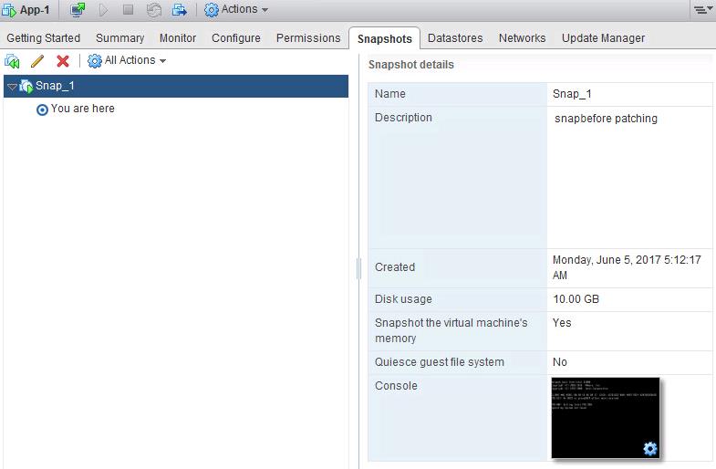Manage VMware Snapshot from ESXCLI_5