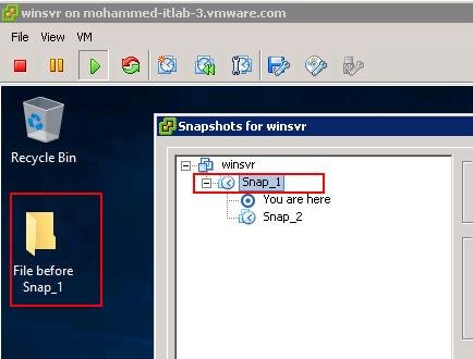 Reverting VMware Snaphot One level above the Current Snapshot_3