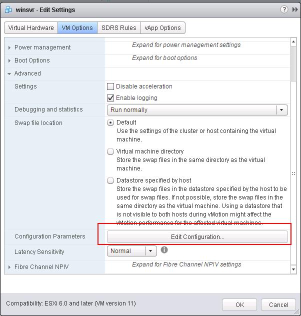 control maximum number of VMware snapshots