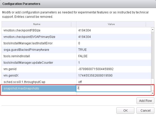 control maximum number of VMware snapshots_2