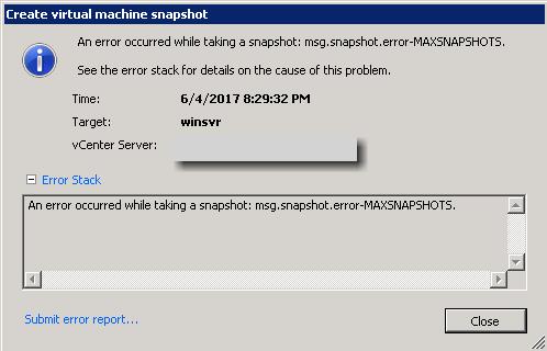 control maximum number of VMware snapshots_4