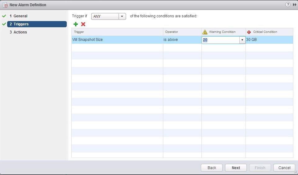 vCenter Alarm for VMware Snapshot Usage_4