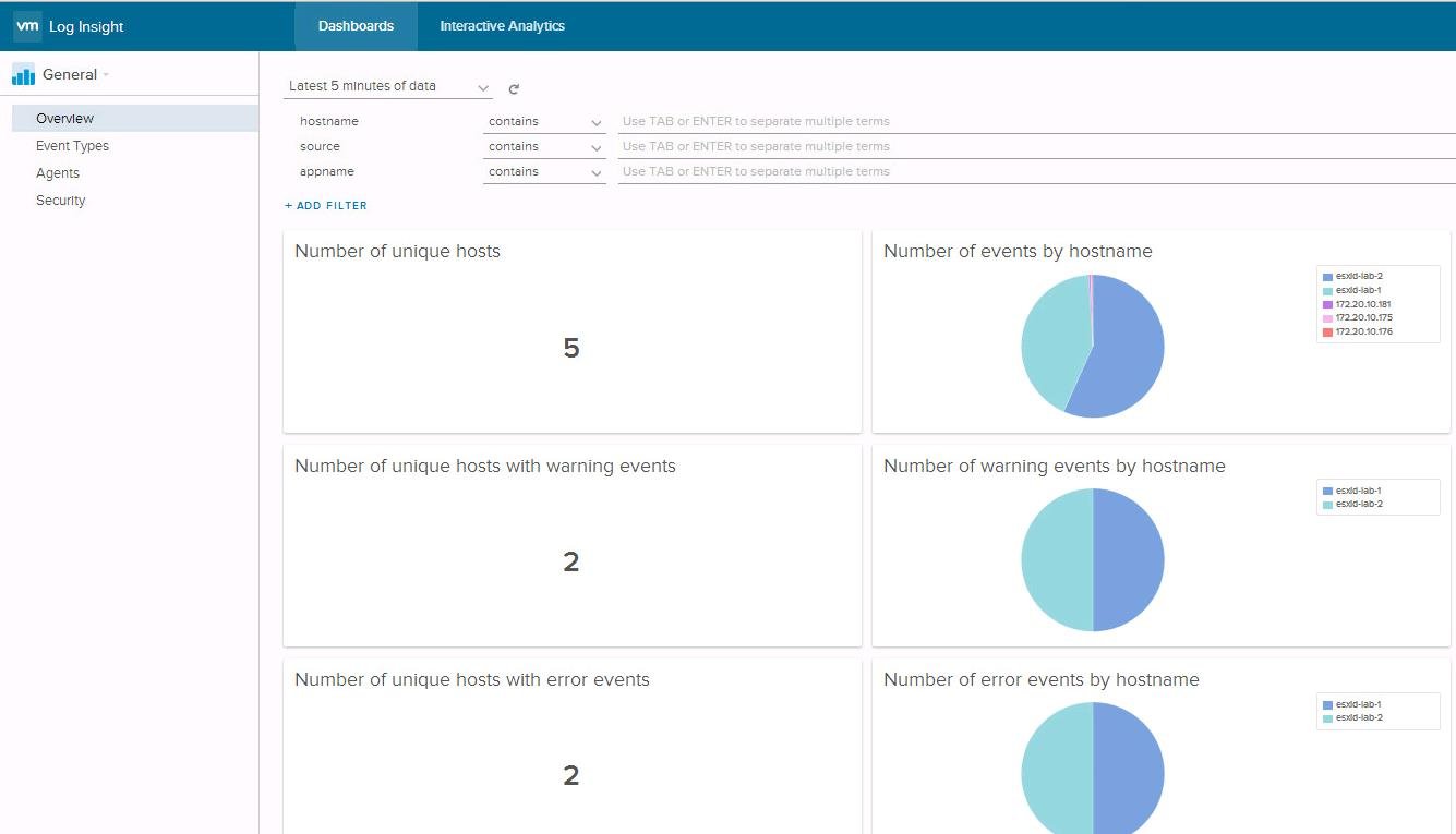 vSphere Integration with vRealize Log Insight_5