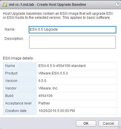 Upgrade ESXi 6.0 to ESXi 6.5 using VMware Update Manager_6